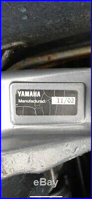2002 150HP Yamaha HPDI outboard lower unit gearcase 25in 2 stroke