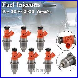 6PCS 68F-13761-00-00 Fuel Injectors For Yamaha Outboard HPDI 150-200 HP E7T05071