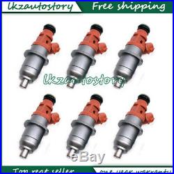 6X Fuel Injectors 68F-13761-00-00 E7T25071 For Yamaha Outboard HPDI 150-200 HP