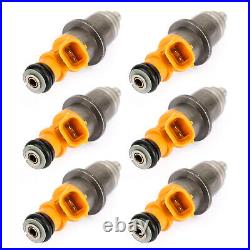 6x Fuel Injector Fit 03-20 Yamaha Outboard HPDI 250 300HP 60V-13761-00-00 Yellow