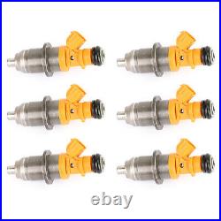6x Fuel Injector Fit 03-20 Yamaha Outboard HPDI 250 300HP 60V-13761-00-00 Yellow