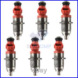 6x Fuel Injectors 68F-13761-00-00 E7T25071 For Yamaha Outboard HPDI 150-200