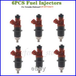 6x Fuel Injectors 68F-13761-00-00 Fit For Yamaha Outboard HPDI 150-200 E7T25071