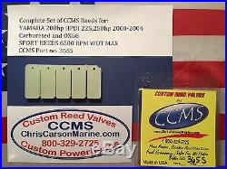 CCMS Yamaha Sport Outboard Reed Valve 200hp HPDI 225,250hp 00-04Carb, OX66 PN365S