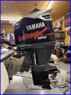 USED 2001 YAMAHA 150 hp VMAX HPDI 25 2-STROKE OUTBOARD BOAT MOTOR (fresh Water)