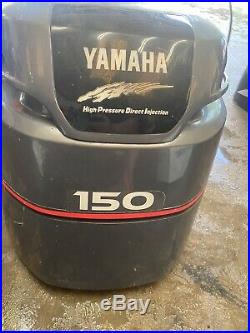 Yamaha HPDI 150hp 2 stroke outboard top cowling