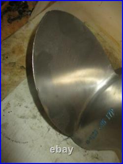 Yamaha HPDI 200hp outboard Mercury Mirage counter stainless steel propeller 17P