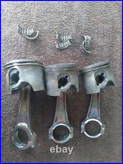 Yamaha HPDI 200hp outboard starboard pistons and rods (3) 2006
