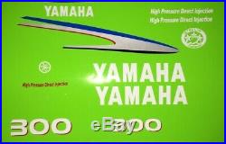 Yamaha HPDI Outboard Engine Decal 300hp Kit High Pressure Direct Injection