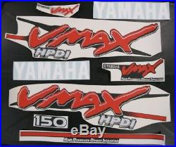 Yamaha Vmax HPDI Outboard Engine Decal Sticker Kit Full Set High Pressure 150 HP