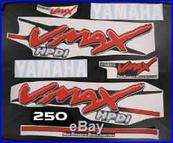 Yamaha Vmax HPDI Outboard Engine Decal Sticker Kit Full Set High Pressure 250 HP